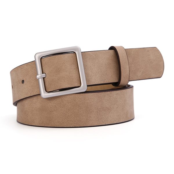 Korean Style Women's Belt All-match Square Buckle - Image 9
