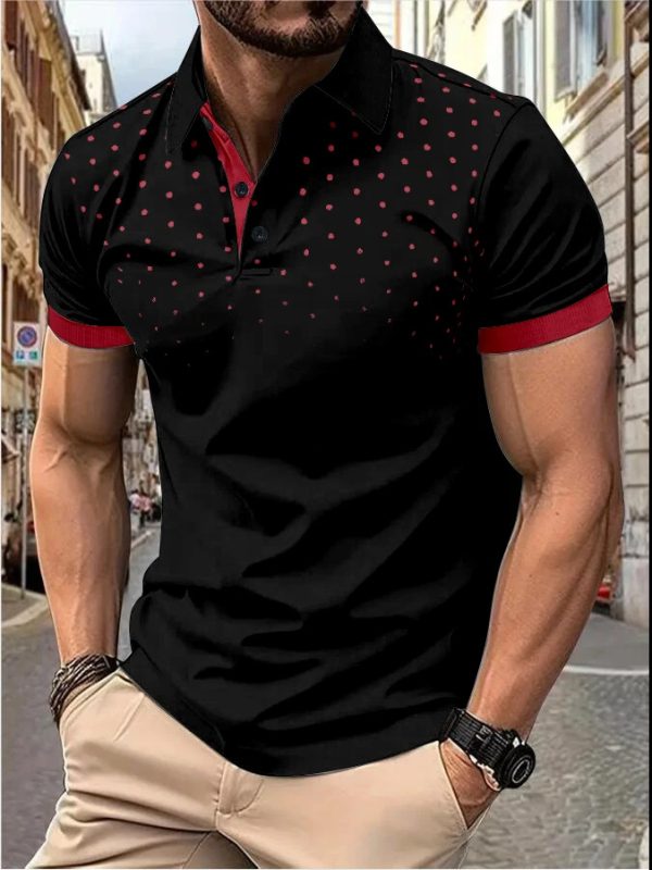 Plain Printing Series Men's Casual Short Sleeve - Image 9