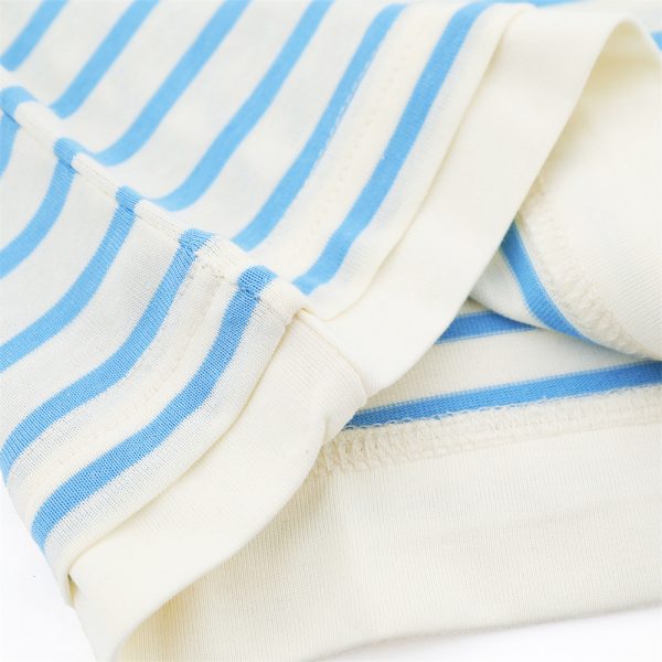 Striped Round Neck Short Sleeve T-shirt Men's Casual Top - Image 4