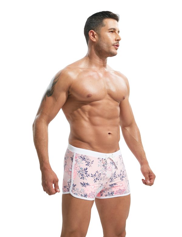 Summer Men's Nylon Printing Swim Briefs - Image 7
