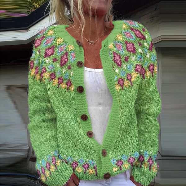 Women's Sweater Loose Multicolor Fashion Knitwear - Image 4