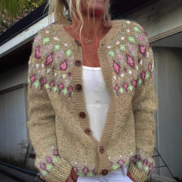 Women's Sweater Loose Multicolor Fashion Knitwear - Image 3