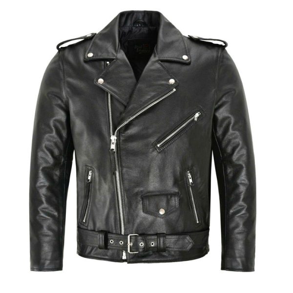 Popular Motorcycle Leather Men's Leather Clothing - Image 5