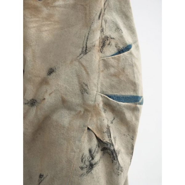 American High Street Retro Washed Tie-dye Worn Jeans - Image 4