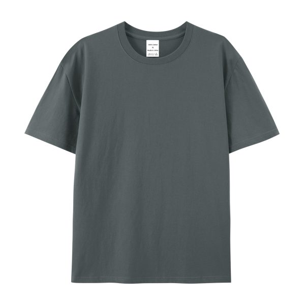 Cotton American Style High-end Half Sleeve T-shirt - Image 10