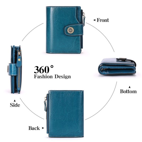 Hasp Clutch Girls Coin Pocket Multifunctional Card Holder - Image 6