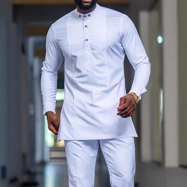 African Ethnic Style Men's Fashion Spring And Autumn Long Sleeve - Image 4