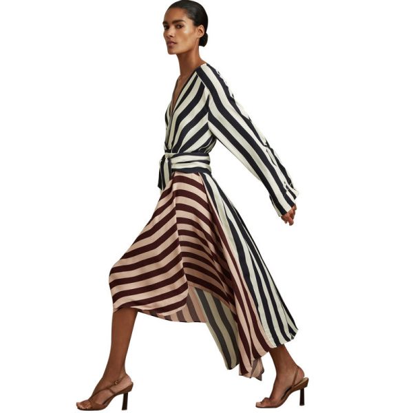 Loose Striped Dress Design Foreign Trade Casual Dress - Image 6