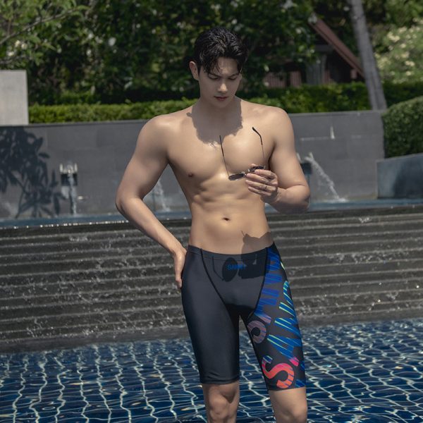 New Hot Spring Plus Size Men's Swimming Trunks
