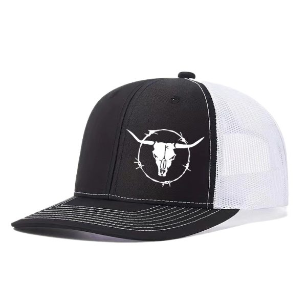 Outdoor Sports Cow Head Printed Baseball Cap - Image 4