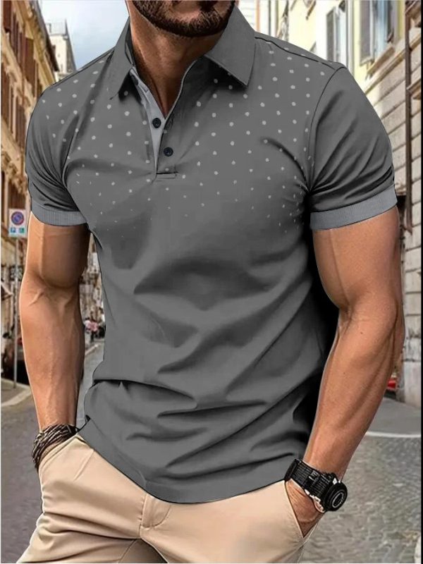Plain Printing Series Men's Casual Short Sleeve - Image 10