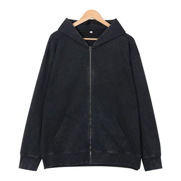 Men's Vintage Zipper Cardigan Casual Jacket - Image 5
