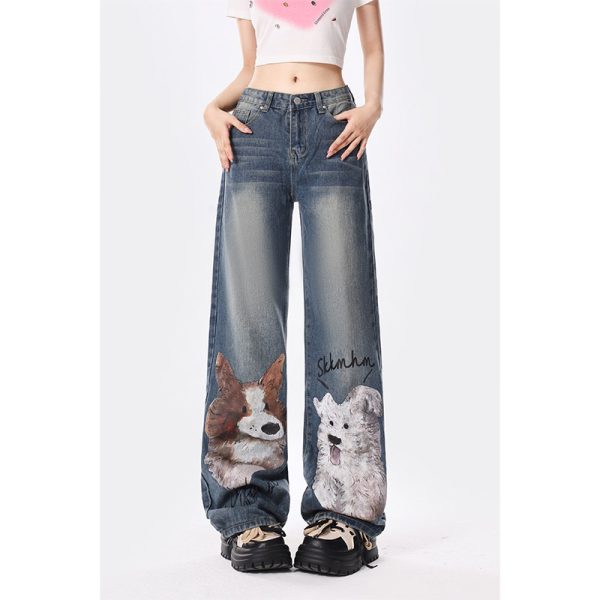 Women's Loose Straight Casual Wide-leg Pants - Image 4