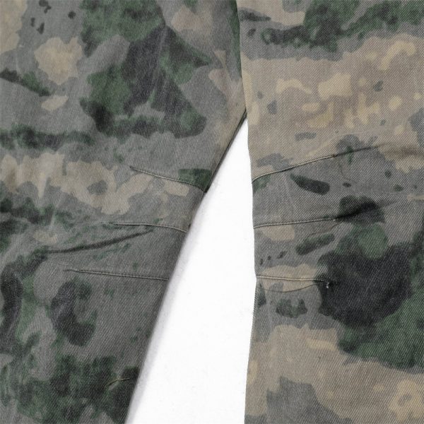 Dimensional Patch Pocket Wide Leg Tie-dye Camouflage Large Pocket Overalls Men - Image 4