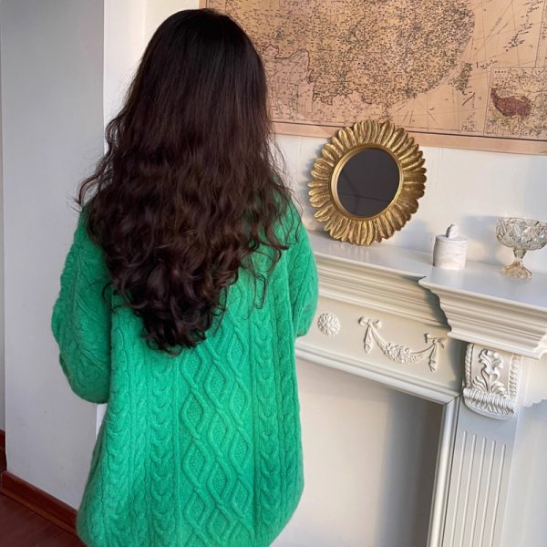 Gentle Elegant Pullover Knitted Top Loose - Image 10