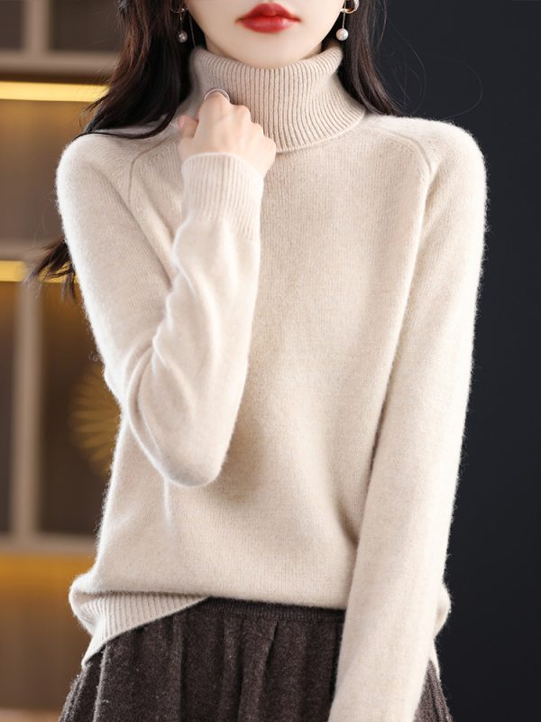 Women's Loose Plus Size Thick Long-sleeved Sweater - Image 7