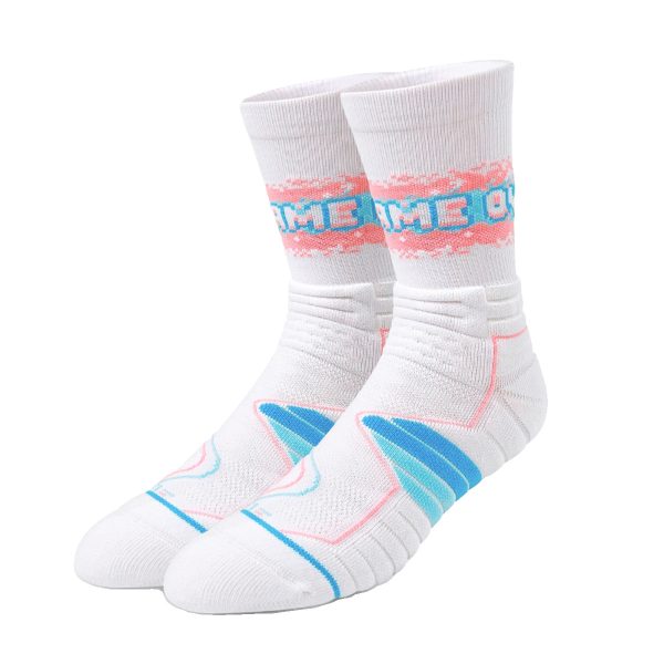 Basketball Men's American-style Long Towel Bottom Sports Socks - Image 2