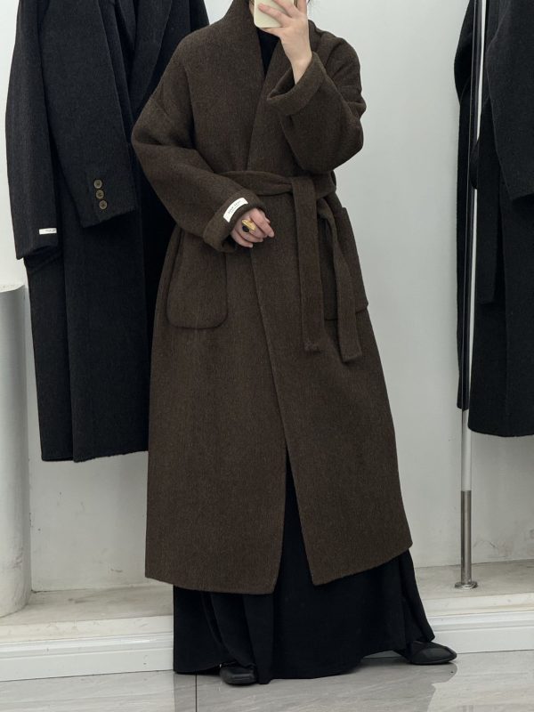 High-end Cashmere Double-sided Woolen Coat Women - Image 8