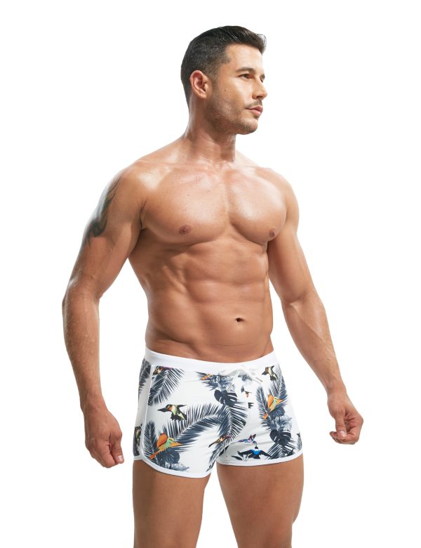 Summer Men's Nylon Printing Swim Briefs - Image 6