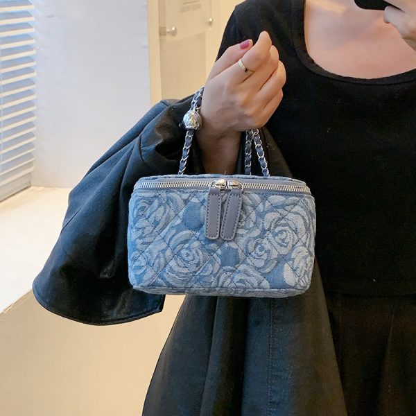 Women's Fashion Denim Shoulder Messenger Bag - Image 4