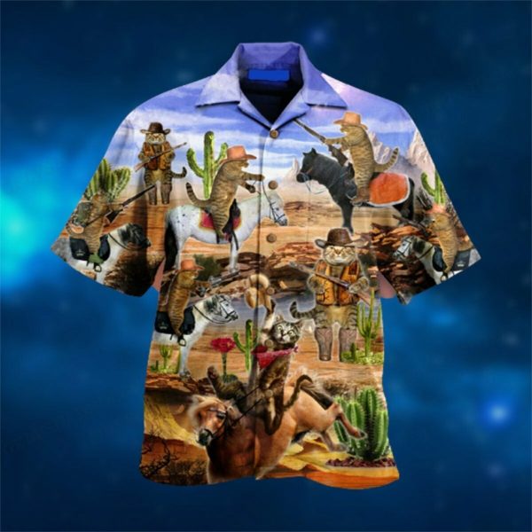 Fashion Bus Pattern Summer Men's Casual Shirt - Image 7