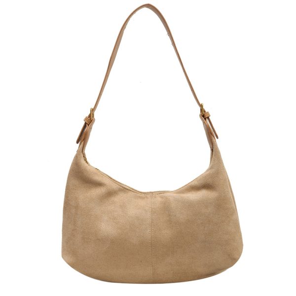 Frosted Vintage Female Large-capacity Crossbody Bag - Image 4