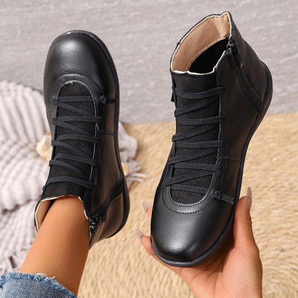 Female Plus Size British Martin Boots Casual Boots - Image 6