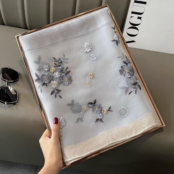 Women's Wild Korean Style Affordable Luxury Style Autumn And Winter Warm Scarf - Image 2