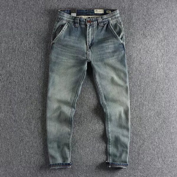 Stretch Men's Oversized Casual Trousers - Image 6