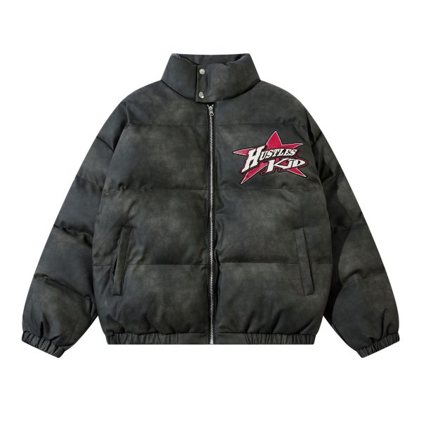 High Street Vibe All-match Embroidery Cotton Coat Jacket - Image 6