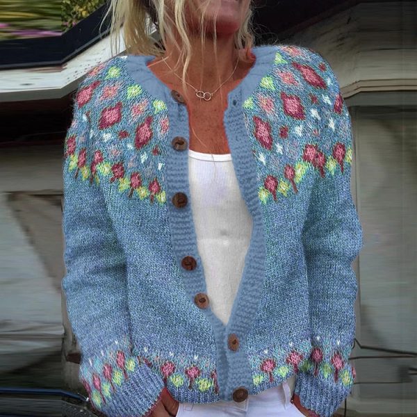 Women's Sweater Loose Multicolor Fashion Knitwear - Image 2