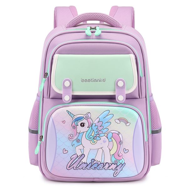 Children's Schoolbag Large Capacity Cartoon Lightweight Backpack - Image 10