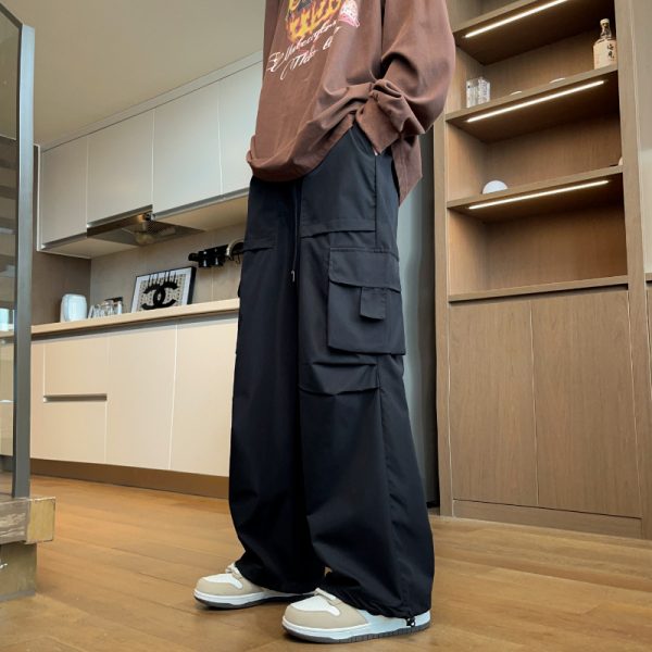 Loose Hong Kong Style Ins Straight Casual Pants - Image 7