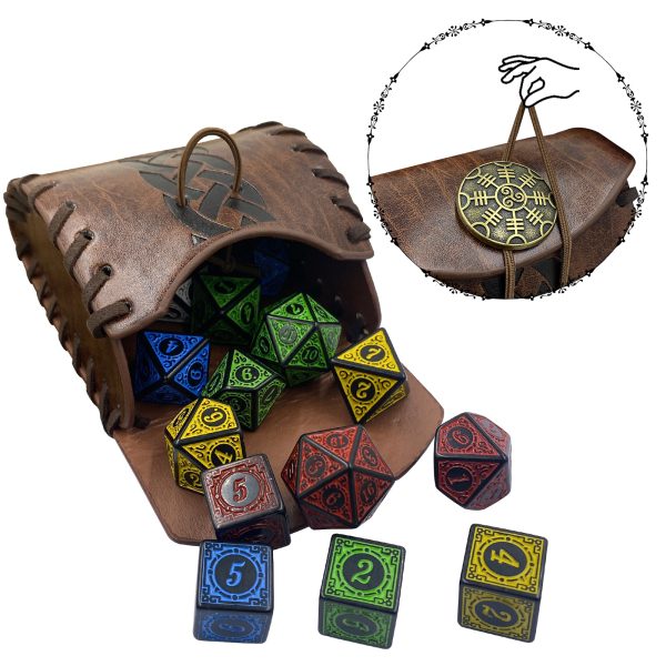 Medieval Small Square Bag Nordic Viking Style Retro COSPLAY Props - Image 4