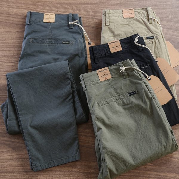 Summer Thin Breathable Men's Pencil Long Pants - Image 4