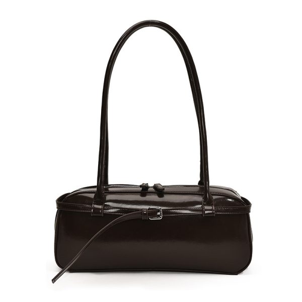 Leather Commuter Bag Handbag Underarm - Image 4