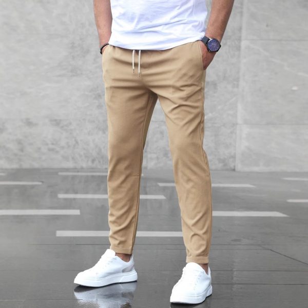 Men's Business All-match Casual Cropped Pants - Image 3