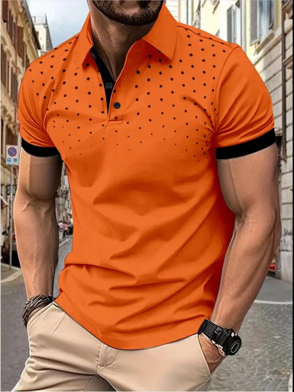 Plain Printing Series Men's Casual Short Sleeve - Image 7