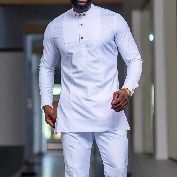 African Ethnic Style Men's Fashion Spring And Autumn Long Sleeve - Image 2
