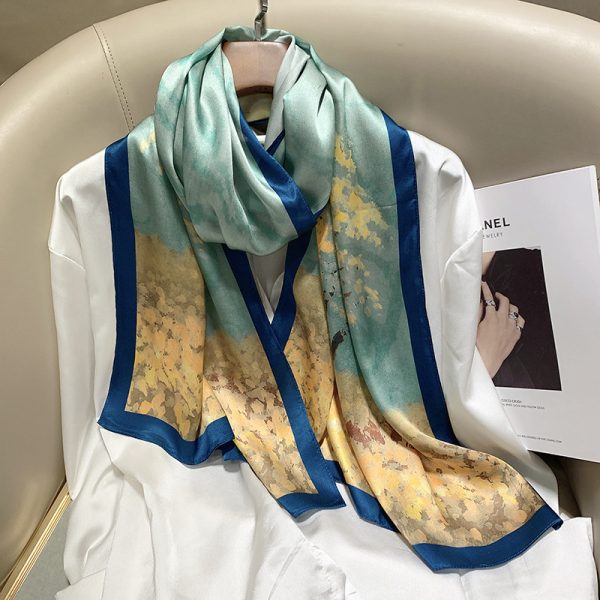 Hangzhou Silk Silk High-end Long Silk Scarf - Image 7