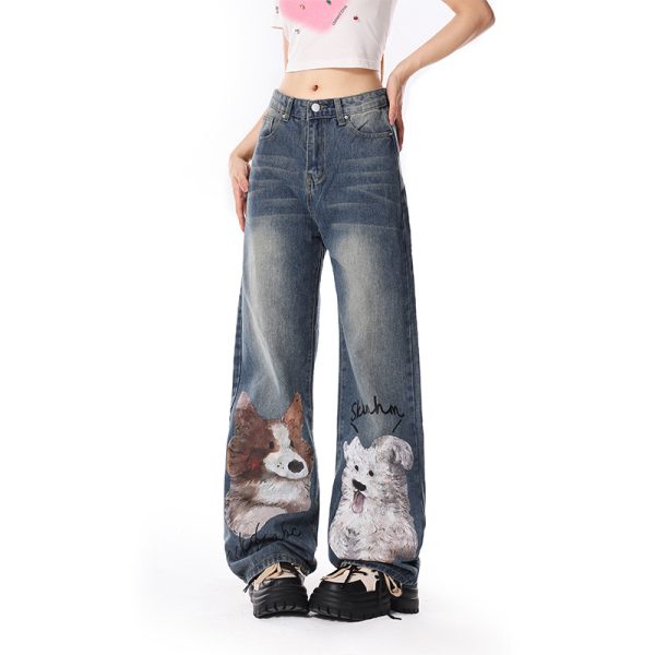 Women's Loose Straight Casual Wide-leg Pants - Image 3