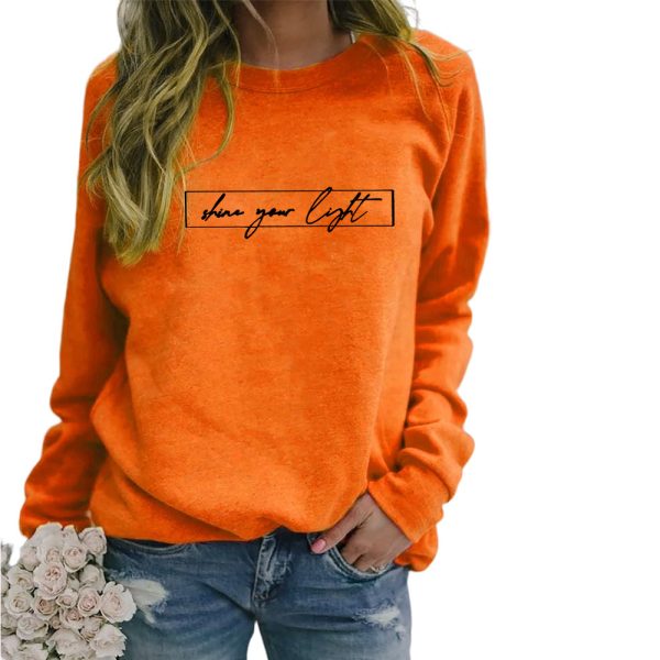 Women's Printed Casual Loose Sweatshirt Shirt - Image 10