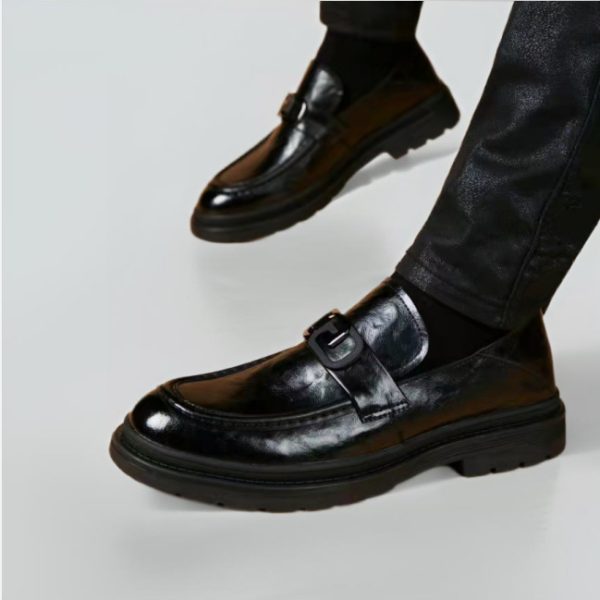 Men's Business Casual Leather Shoes - Image 4
