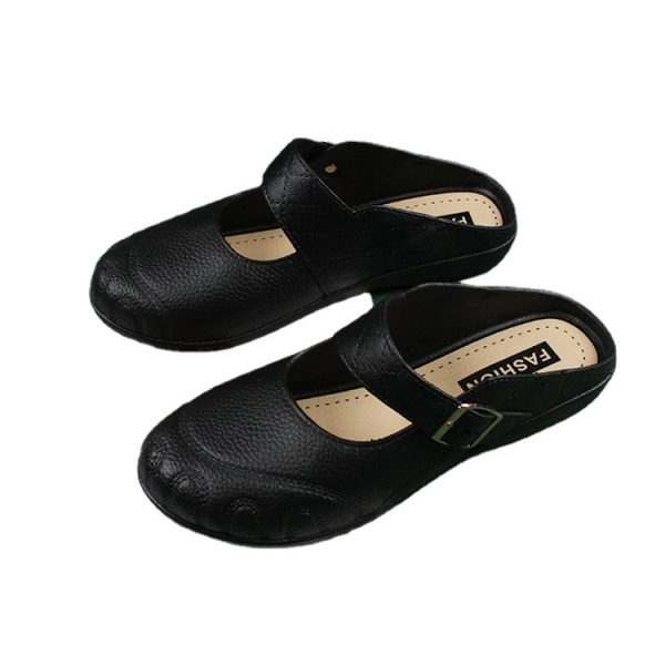 Baotou Flat Semi Slippers Women - Image 5