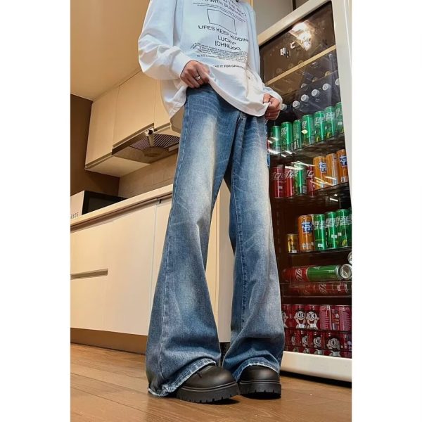 American-style Retro Washed Design Towel Embroidered Skinny Jeans For Women - Image 3