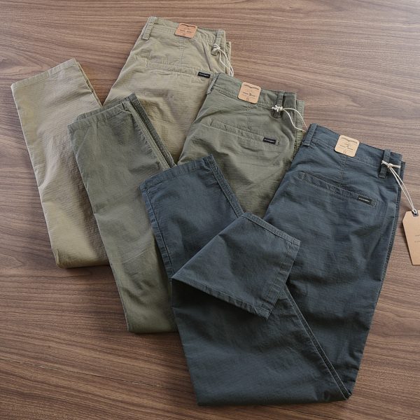 Summer Thin Breathable Men's Pencil Long Pants - Image 3