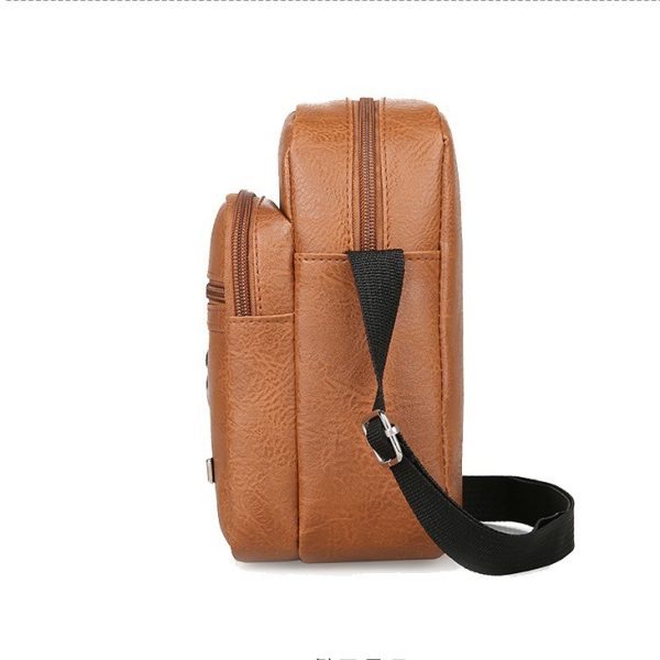 Simple Business Messenger Bag Vertical Casual Men - Image 4