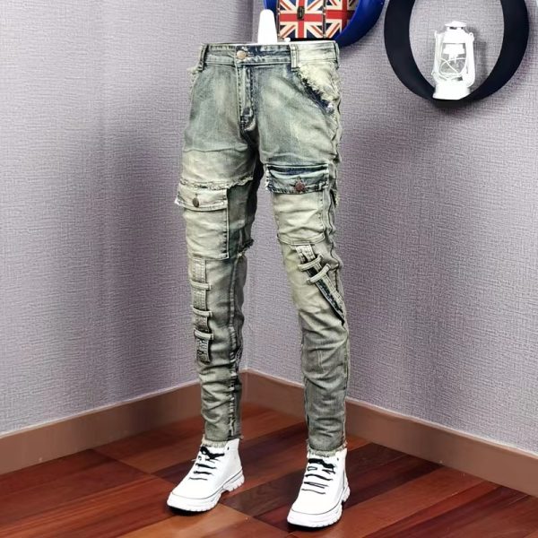 Men's Personality All-matching Fashion Casual Ripped Jeans - Image 6