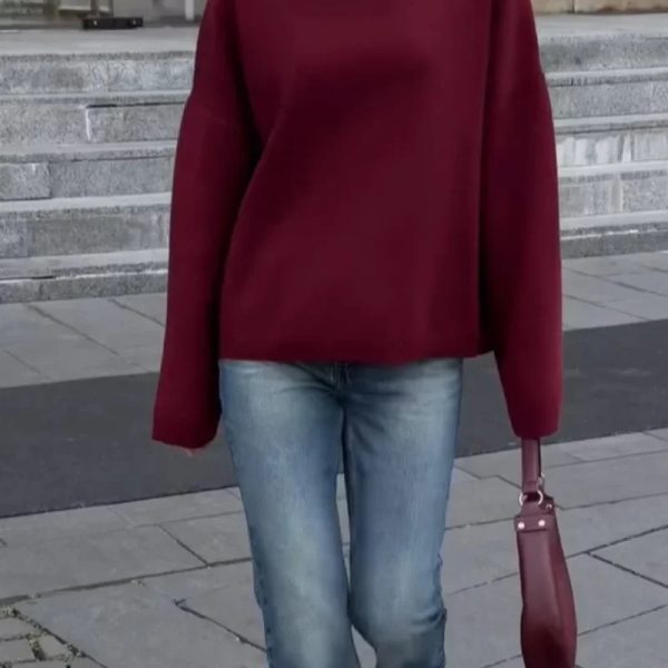 Women's Casual Loose Pullover - Image 3