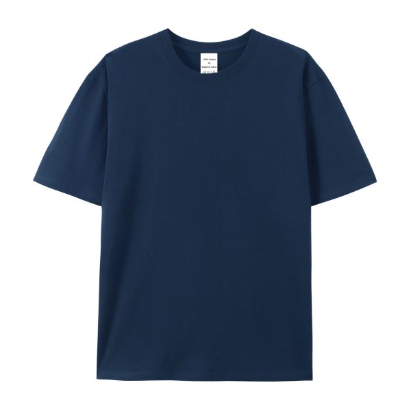 Cotton American Style High-end Half Sleeve T-shirt - Image 8